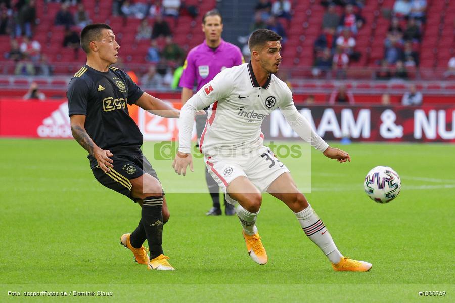 Covid-19, Eintracht Frankfurt, AFC Ajax Amsterdam, Testspiel, Freundschaftspiel, DFL, Bundesliga, Voetball, Sport, Saison 2020/2021, Le Football, Germany, Futbol, Fussball, Fotball, Niederlande, Deutschland, DFB, Calcio, Aktion, Action - Bild-ID: 1000769 Covid-19, Eintracht Frankfurt, AFC Ajax Amsterdam, Testspiel, Freundschaftspiel, DFL, Bundesliga, Voetball, Sport, Saison 2020/2021, Le Football, Germany, Futbol, Fussball, Fotball, Niederlande, Deutschland, DFB, Calcio, Aktion, Action - Bild-ID: 1000769