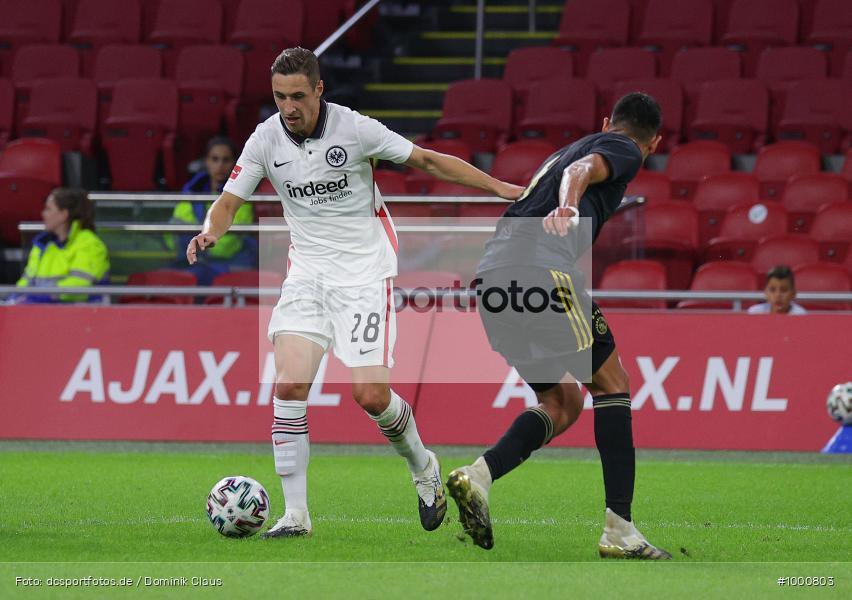 Covid-19, Eintracht Frankfurt, AFC Ajax Amsterdam, Testspiel, Freundschaftspiel, DFL, Bundesliga, Voetball, Sport, Saison 2020/2021, Le Football, Germany, Futbol, Fussball, Fotball, Niederlande, Deutschland, DFB, Calcio, Aktion, Action - Bild-ID: 1000803 Covid-19, Eintracht Frankfurt, AFC Ajax Amsterdam, Testspiel, Freundschaftspiel, DFL, Bundesliga, Voetball, Sport, Saison 2020/2021, Le Football, Germany, Futbol, Fussball, Fotball, Niederlande, Deutschland, DFB, Calcio, Aktion, Action - Bild-ID: 1000803