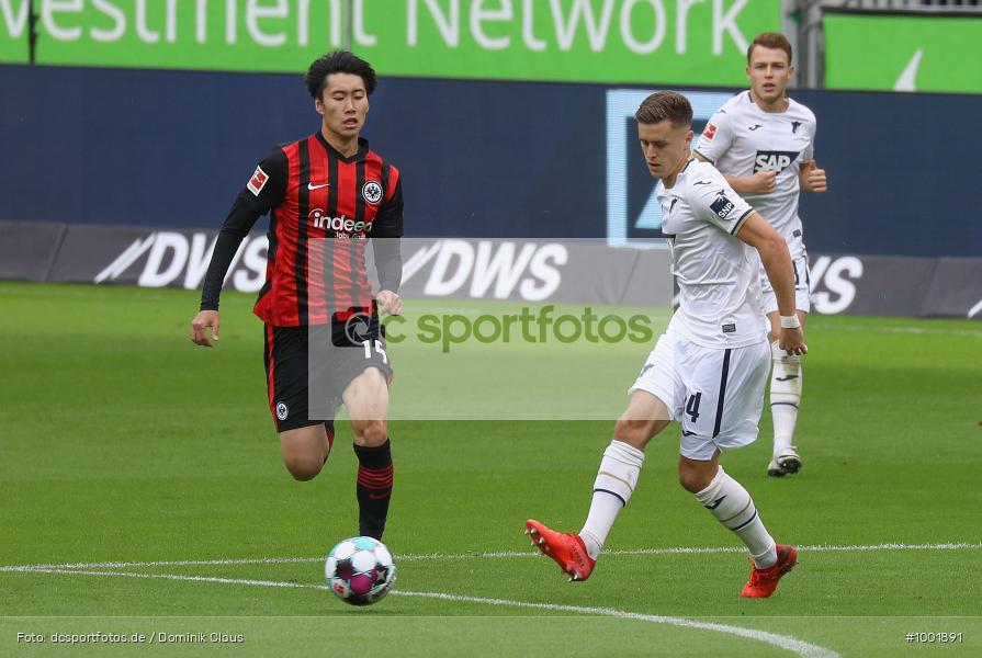 Christoph Baumgartner, Daichi Kamada, TSG Hoffenheim, Eintracht Frankfurt, DFL, Bundesliga, Voetball, Sport, Saison 2020/2021, Le Football, Germany, Futbol, Fussball, Fotball, Deutschland, DFB, Calcio, Aktion, Action - Bild-ID: 1001891