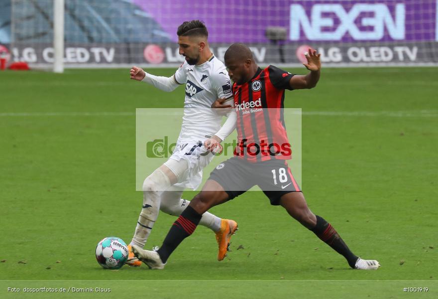 Christoph Baumgartner, Daichi Kamada, TSG Hoffenheim, Eintracht Frankfurt, DFL, Bundesliga, Voetball, Sport, Saison 2020/2021, Le Football, Germany, Futbol, Fussball, Fotball, Deutschland, DFB, Calcio, Aktion, Action - Bild-ID: 1001919