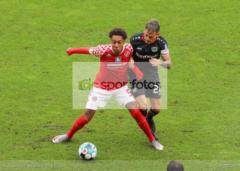 Ausbreitung Coronavirus /, 1.FSV Mainz, Bayer 04 Leverkusen, DFL, Bundesliga, Voetball, Sport, Saison 2020/2021, Le Football, Germany, Futbol, Fussball, Fotball, Deutschland, DFB, Calcio, Aktion, Action - Bild-ID: 1002226