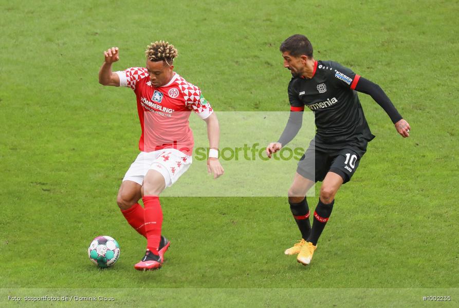 Ausbreitung Coronavirus /, 1.FSV Mainz, Bayer 04 Leverkusen, DFL, Bundesliga, Voetball, Sport, Saison 2020/2021, Le Football, Germany, Futbol, Fussball, Fotball, Deutschland, DFB, Calcio, Aktion, Action - Bild-ID: 1002235