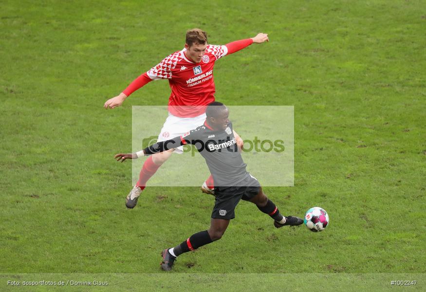 Ausbreitung Coronavirus /, 1.FSV Mainz, Bayer 04 Leverkusen, DFL, Bundesliga, Voetball, Sport, Saison 2020/2021, Le Football, Germany, Futbol, Fussball, Fotball, Deutschland, DFB, Calcio, Aktion, Action - Bild-ID: 1002247