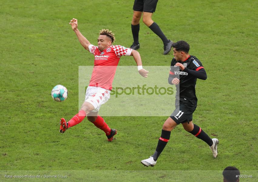 Ausbreitung Coronavirus /, 1.FSV Mainz, Bayer 04 Leverkusen, DFL, Bundesliga, Voetball, Sport, Saison 2020/2021, Le Football, Germany, Futbol, Fussball, Fotball, Deutschland, DFB, Calcio, Aktion, Action - Bild-ID: 1002248