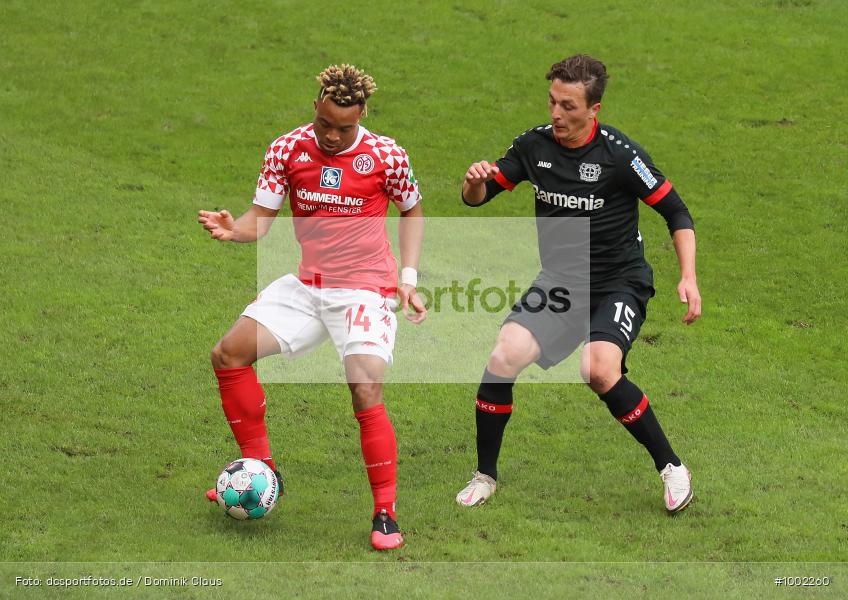 Ausbreitung Coronavirus /, 1.FSV Mainz, Bayer 04 Leverkusen, DFL, Bundesliga, Voetball, Sport, Saison 2020/2021, Le Football, Germany, Futbol, Fussball, Fotball, Deutschland, DFB, Calcio, Aktion, Action - Bild-ID: 1002260
