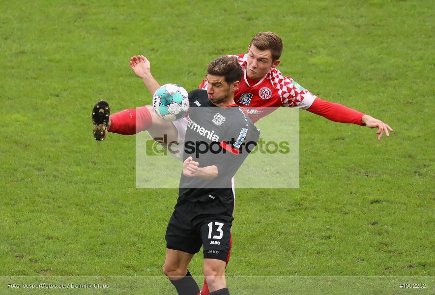 Ausbreitung Coronavirus /, 1.FSV Mainz, Bayer 04 Leverkusen, DFL, Bundesliga, Voetball, Sport, Saison 2020/2021, Le Football, Germany, Futbol, Fussball, Fotball, Deutschland, DFB, Calcio, Aktion, Action - Bild-ID: 1002262