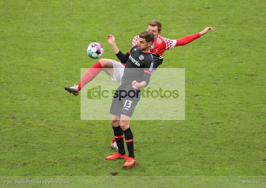 Ausbreitung Coronavirus /, 1.FSV Mainz, Bayer 04 Leverkusen, DFL, Bundesliga, Voetball, Sport, Saison 2020/2021, Le Football, Germany, Futbol, Fussball, Fotball, Deutschland, DFB, Calcio, Aktion, Action - Bild-ID: 1002263