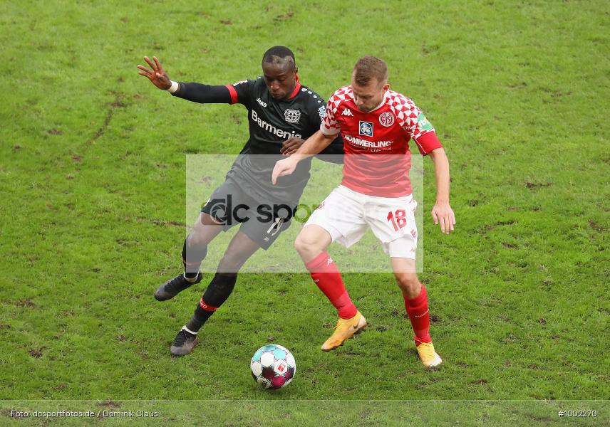 Ausbreitung Coronavirus /, 1.FSV Mainz, Bayer 04 Leverkusen, DFL, Bundesliga, Voetball, Sport, Saison 2020/2021, Le Football, Germany, Futbol, Fussball, Fotball, Deutschland, DFB, Calcio, Aktion, Action - Bild-ID: 1002270