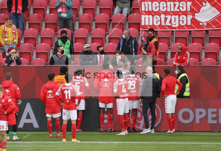 Ausbreitung Coronavirus /, 1.FSV Mainz, Bayer 04 Leverkusen, DFL, Bundesliga, Voetball, Sport, Saison 2020/2021, Le Football, Germany, Futbol, Fussball, Fotball, Deutschland, DFB, Calcio, Aktion, Action - Bild-ID: 1002275