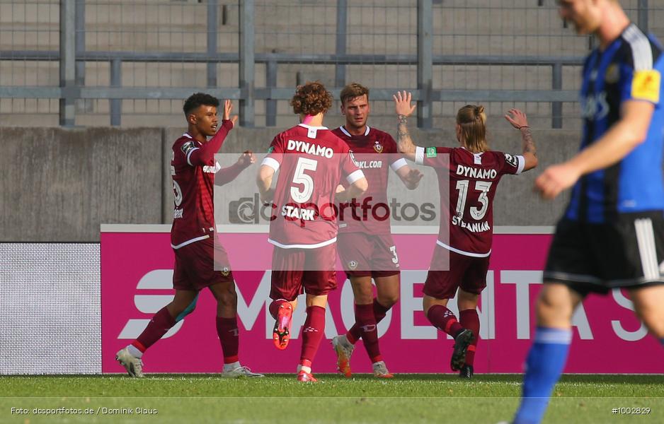 SG Dynamo Dresden, 1. FC Saarbrücken, 3. Liga, Voetball, Sport, Saison 2020/2021, Le Football, Germany, Futbol, Fussball, Fotball, Deutschland, DFB, Calcio, Aktion, Action - Bild-ID: 1002829