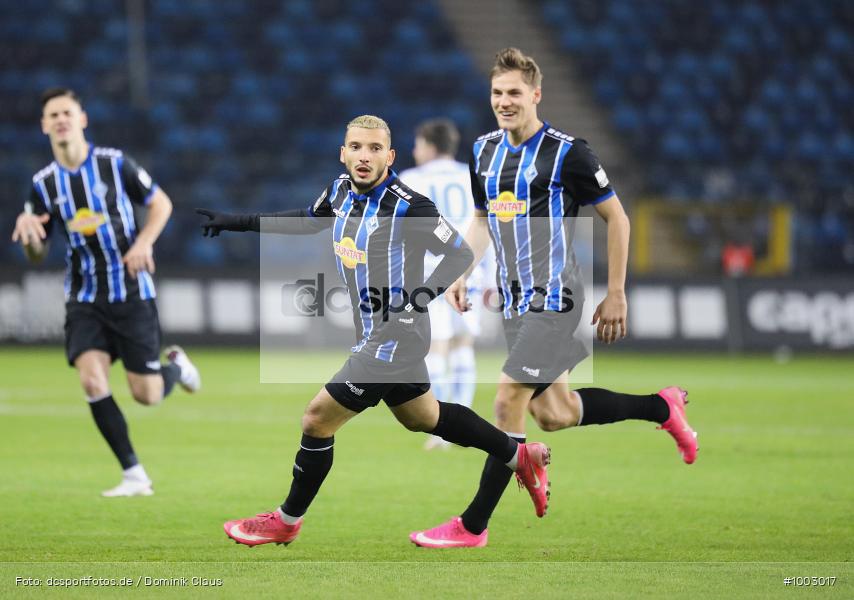 Geisterspiel, COVID-19, Pandemie, MSV Duisburg, SV Waldhof Mannheim, 3. Liga, Regionalsport, Voetball, Sport, Saison 2020/2021, Le Football, Germany, Futbol, Fussball, Fotball, Deutschland, DFB, Calcio, Aktion, Action - Bild-ID: 1003017