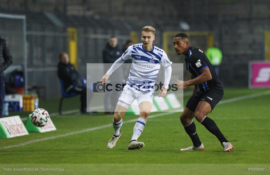 Geisterspiel, COVID-19, Pandemie, MSV Duisburg, SV Waldhof Mannheim, 3. Liga, Regionalsport, Voetball, Sport, Saison 2020/2021, Le Football, Germany, Futbol, Fussball, Fotball, Deutschland, DFB, Calcio, Aktion, Action - Bild-ID: 1003060