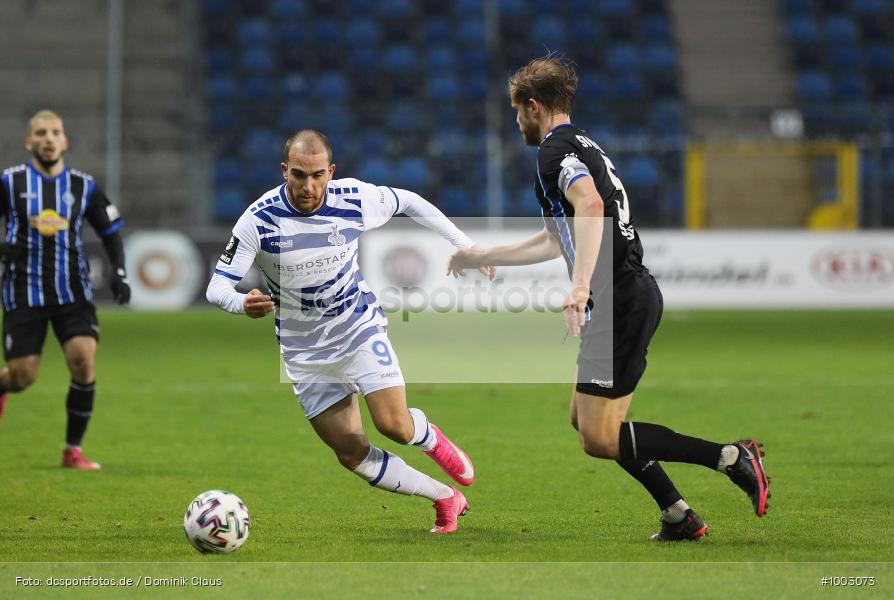 Geisterspiel, COVID-19, Pandemie, MSV Duisburg, SV Waldhof Mannheim, 3. Liga, Regionalsport, Voetball, Sport, Saison 2020/2021, Le Football, Germany, Futbol, Fussball, Fotball, Deutschland, DFB, Calcio, Aktion, Action - Bild-ID: 1003073