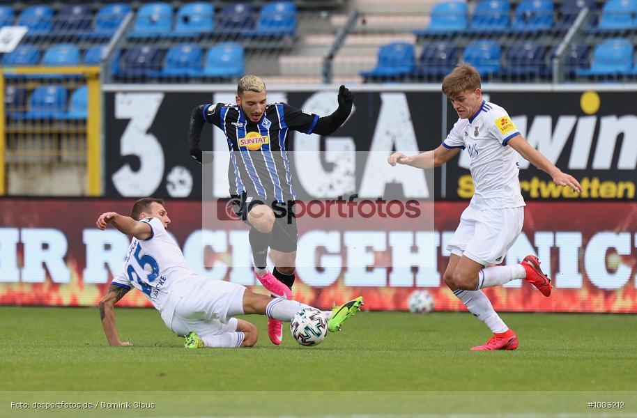 Geisterspiel, COVID-19, Pandemie, 1. FC Saarbrücken, SV Waldhof Mannheim, 3. Liga, Regionalsport, Voetball, Sport, Saison 2020/2021, Le Football, Germany, Futbol, Fussball, Fotball, Deutschland, DFB, Calcio, Aktion, Action - Bild-ID: 1003212