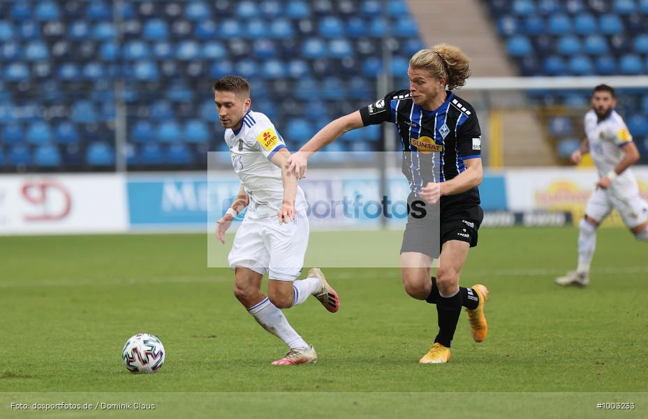 Geisterspiel, COVID-19, Pandemie, 1. FC Saarbrücken, SV Waldhof Mannheim, 3. Liga, Regionalsport, Voetball, Sport, Saison 2020/2021, Le Football, Germany, Futbol, Fussball, Fotball, Deutschland, DFB, Calcio, Aktion, Action - Bild-ID: 1003233