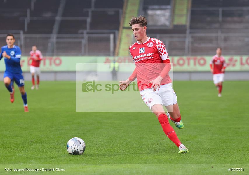 Geisterspiel, COVID-19, Pandemie, Bahlinger SC, 1. FSV Mainz 05 U23, Regionalliga Südwest, Regionalsport, Voetball, Sport, Saison 2020/2021, Le Football, Germany, Futbol, Fussball, Fotball, Deutschland, DFB, Calcio, Aktion, Action - Bild-ID: 1003351
