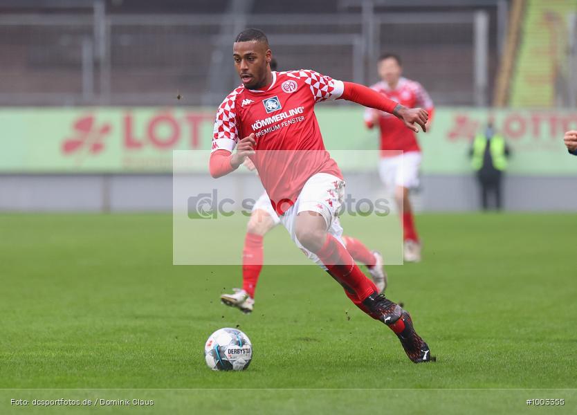 Geisterspiel, COVID-19, Pandemie, Bahlinger SC, 1. FSV Mainz 05 U23, Regionalliga Südwest, Regionalsport, Voetball, Sport, Saison 2020/2021, Le Football, Germany, Futbol, Fussball, Fotball, Deutschland, DFB, Calcio, Aktion, Action - Bild-ID: 1003355