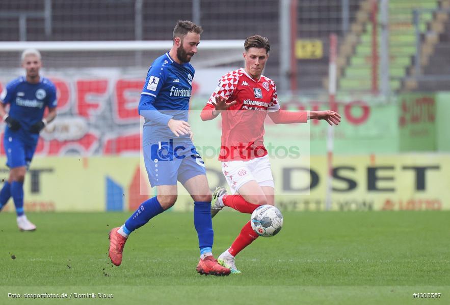 Geisterspiel, COVID-19, Pandemie, Bahlinger SC, 1. FSV Mainz 05 U23, Regionalliga Südwest, Regionalsport, Voetball, Sport, Saison 2020/2021, Le Football, Germany, Futbol, Fussball, Fotball, Deutschland, DFB, Calcio, Aktion, Action - Bild-ID: 1003357