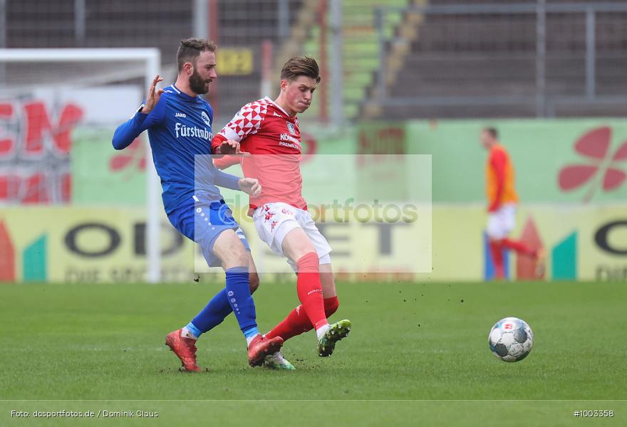 Geisterspiel, COVID-19, Pandemie, Bahlinger SC, 1. FSV Mainz 05 U23, Regionalliga Südwest, Regionalsport, Voetball, Sport, Saison 2020/2021, Le Football, Germany, Futbol, Fussball, Fotball, Deutschland, DFB, Calcio, Aktion, Action - Bild-ID: 1003358