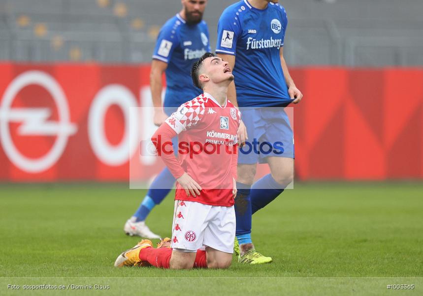 Geisterspiel, COVID-19, Pandemie, Bahlinger SC, 1. FSV Mainz 05 U23, Regionalliga Südwest, Regionalsport, Voetball, Sport, Saison 2020/2021, Le Football, Germany, Futbol, Fussball, Fotball, Deutschland, DFB, Calcio, Aktion, Action - Bild-ID: 1003365