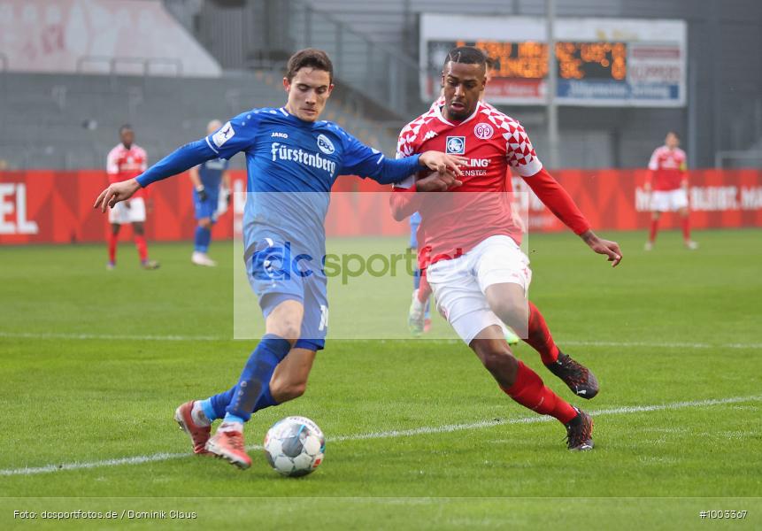 Geisterspiel, COVID-19, Pandemie, Bahlinger SC, 1. FSV Mainz 05 U23, Regionalliga Südwest, Regionalsport, Voetball, Sport, Saison 2020/2021, Le Football, Germany, Futbol, Fussball, Fotball, Deutschland, DFB, Calcio, Aktion, Action - Bild-ID: 1003367