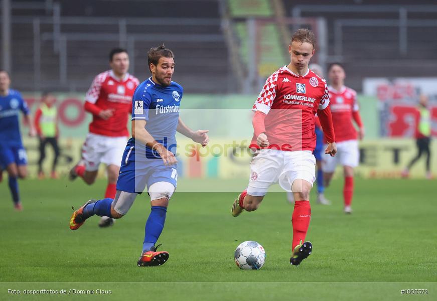 Geisterspiel, COVID-19, Pandemie, Bahlinger SC, 1. FSV Mainz 05 U23, Regionalliga Südwest, Regionalsport, Voetball, Sport, Saison 2020/2021, Le Football, Germany, Futbol, Fussball, Fotball, Deutschland, DFB, Calcio, Aktion, Action - Bild-ID: 1003372