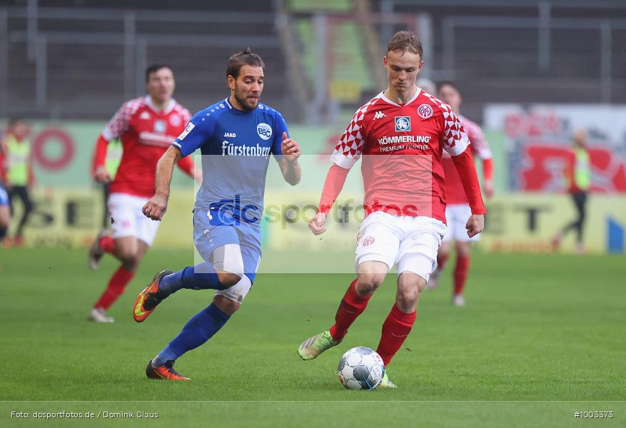 Geisterspiel, COVID-19, Pandemie, Bahlinger SC, 1. FSV Mainz 05 U23, Regionalliga Südwest, Regionalsport, Voetball, Sport, Saison 2020/2021, Le Football, Germany, Futbol, Fussball, Fotball, Deutschland, DFB, Calcio, Aktion, Action - Bild-ID: 1003373