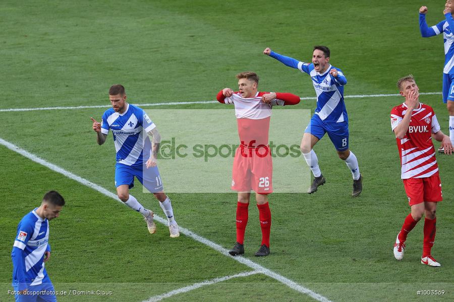 DFL, DFB, Merckstadion, SV98, Die Lilien, Corona Pandemie, Covid 19, Geisterspiel, Würzburger Kickers, SV Darmstadt 98, Fussball 2. Bundesliga, 2021, Saison 2020, 13. Spieltag, editorial, 2. bundesliga, spo, sport, fußball - Bild-ID: 1003569