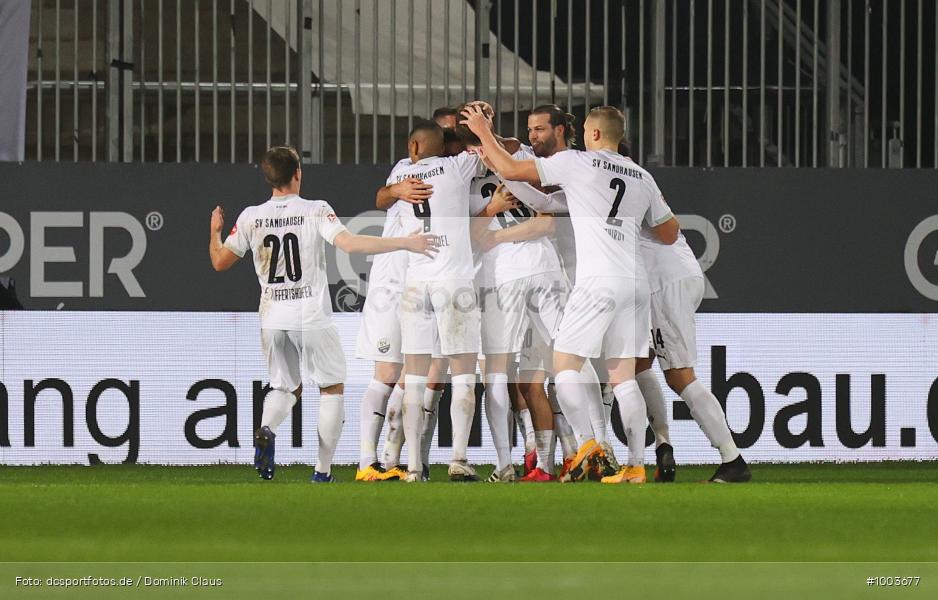 Geisterspiel, COVID-19, Pandemie, 1. FC Heidenheim, SV Sandhausen, 2. Bundesliga, Regionalsport, Voetball, Sport, Saison 2020/2021, Le Football, Germany, Futbol, Fussball, Fotball, Deutschland, DFB, Calcio, Aktion, Action - Bild-ID: 1003677