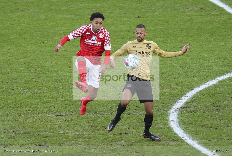 COVID-19, Geisterspiel, Pandemie, Eintracht Frankfurt, 1. FSV Mainz 05, DFL, Bundesliga, Voetball, Sport, Saison 2020/2021, Le Football, Germany, Futbol, Fussball, Fotball, Deutschland, DFB, Calcio, Aktion, Action - Bild-ID: 1003727