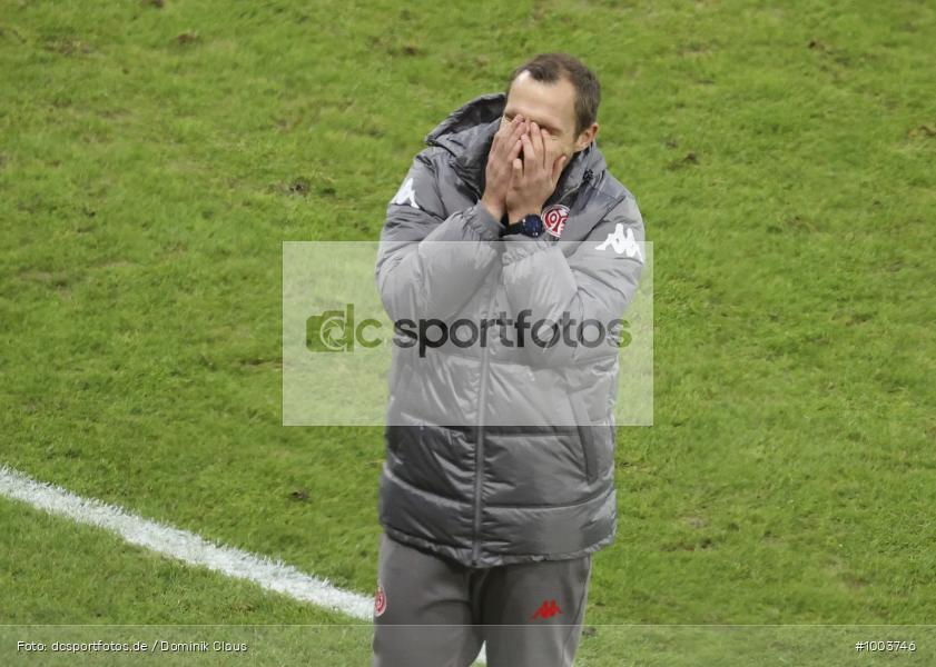 COVID-19, Geisterspiel, Pandemie, Eintracht Frankfurt, 1. FSV Mainz 05, DFL, Bundesliga, Voetball, Sport, Saison 2020/2021, Le Football, Germany, Futbol, Fussball, Fotball, Deutschland, DFB, Calcio, Aktion, Action - Bild-ID: 1003746