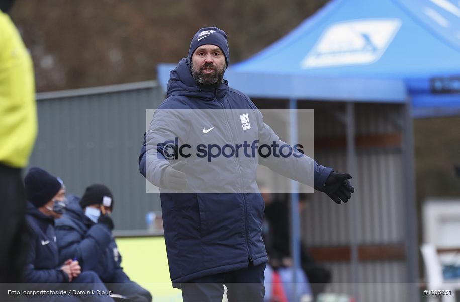 Geisterspiel, COVID-19, Pandemie, TSV Steinbach Haiger, TSV Schott Mainz, Regionalliga Südwest, Regionalsport, Voetball, Sport, Saison 2020/2021, Le Football, Germany, Futbol, Fussball, Fotball, Deutschland, DFB, Calcio, Aktion, Action - Bild-ID: 1003831