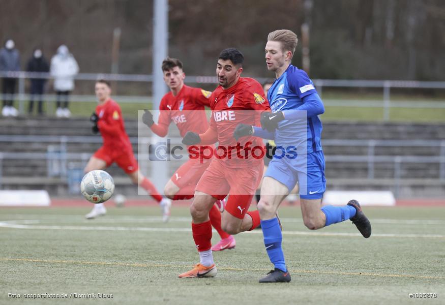 Geisterspiel, COVID-19, Pandemie, TSV Steinbach Haiger, TSV Schott Mainz, Regionalliga Südwest, Regionalsport, Voetball, Sport, Saison 2020/2021, Le Football, Germany, Futbol, Fussball, Fotball, Deutschland, DFB, Calcio, Aktion, Action - Bild-ID: 1003878