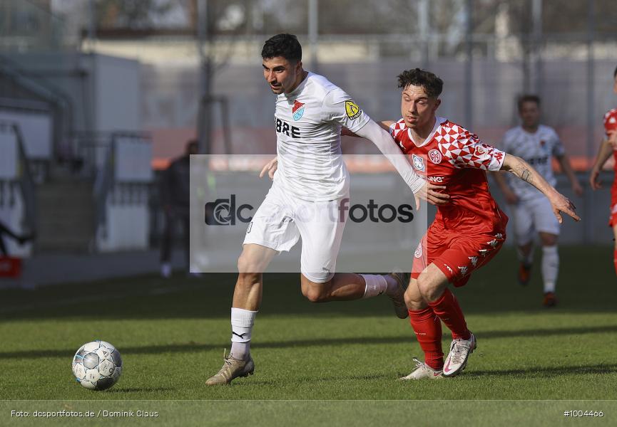 Geisterspiel, COVID-19, Pandemie, TSV Steinbach Haiger, 1. FSV Mainz 05 U23, Regionalliga Südwest, Regionalsport, Voetball, Sport, Saison 2020/2021, Le Football, Germany, Futbol, Fussball, Fotball, Deutschland, DFB, Calcio, Aktion, Action - Bild-ID: 1004466