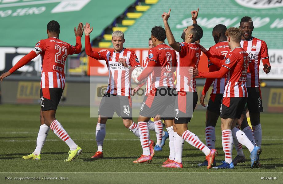 Geisterspiel, COVID-19, Pandemie, PSV Eindhoven, Fortuna Sittard, Eredivisie, Voetball, Sport, Saison 2020/2021, Le Football, Netherlands, Futbol, Fussball, Fotball, Niederlande, Calcio , Aktion, Action - Bild-ID: 1004810