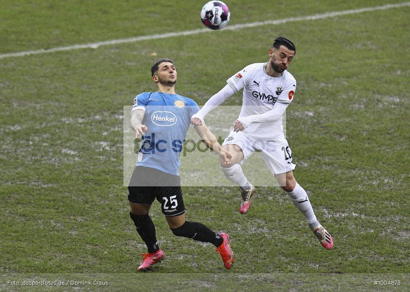 Geisterspiel, COVID-19, Pandemie, Fortuna Düsseldorf, SV Sandhausen, 2. Bundesliga, Regionalsport, Voetball, Sport, Saison 2020/2021, Le Football, Germany, Futbol, Fussball, Fotball, Deutschland, DFB, Calcio, Aktion, Action - Bild-ID: 1004873