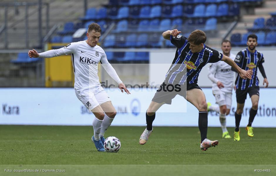 Geisterspiel, COVID-19, Pandemie, SV Meppen, SV Waldhof Mannheim, 3. Liga, Regionalsport, Voetball, Sport, Saison 2020/2021, Le Football, Germany, Futbol, Fussball, Fotball, Deutschland, DFB, Calcio, Aktion, Action - Bild-ID: 1004983