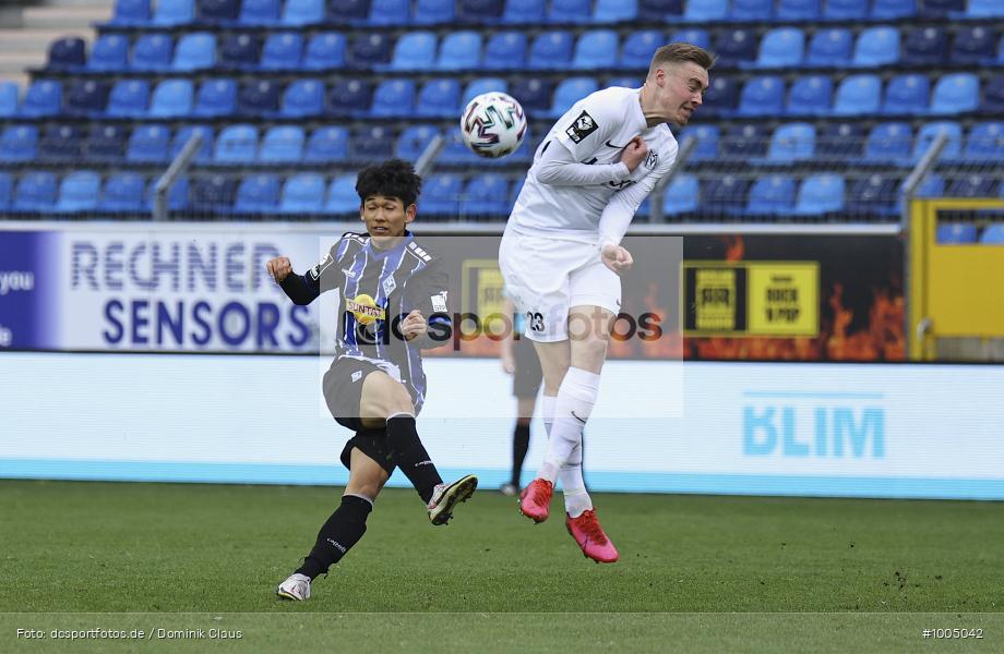Geisterspiel, COVID-19, Pandemie, SV Meppen, SV Waldhof Mannheim, 3. Liga, Regionalsport, Voetball, Sport, Saison 2020/2021, Le Football, Germany, Futbol, Fussball, Fotball, Deutschland, DFB, Calcio, Aktion, Action - Bild-ID: 1005042