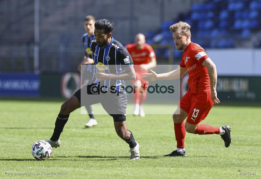 Geisterspiel, COVID-19, Pandemie, FSV Zwickau, SV Waldhof Mannheim, 3. Liga, Regionalsport, Voetball, Sport, Saison 2020/2021, Le Football, Germany, Futbol, Fussball, Fotball, Deutschland, DFB, Calcio, Aktion, Action - Bild-ID: 1005344