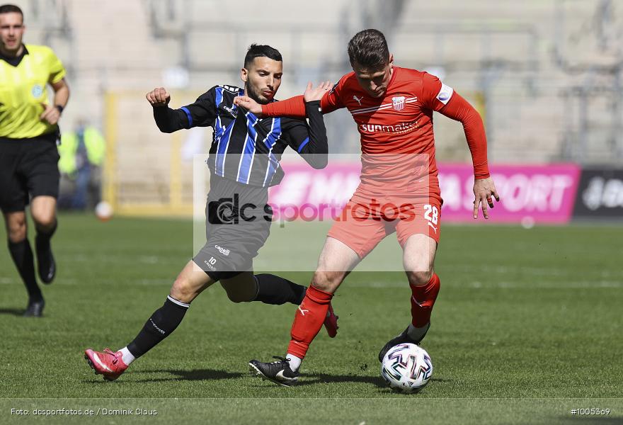 Geisterspiel, COVID-19, Pandemie, FSV Zwickau, SV Waldhof Mannheim, 3. Liga, Regionalsport, Voetball, Sport, Saison 2020/2021, Le Football, Germany, Futbol, Fussball, Fotball, Deutschland, DFB, Calcio, Aktion, Action - Bild-ID: 1005369
