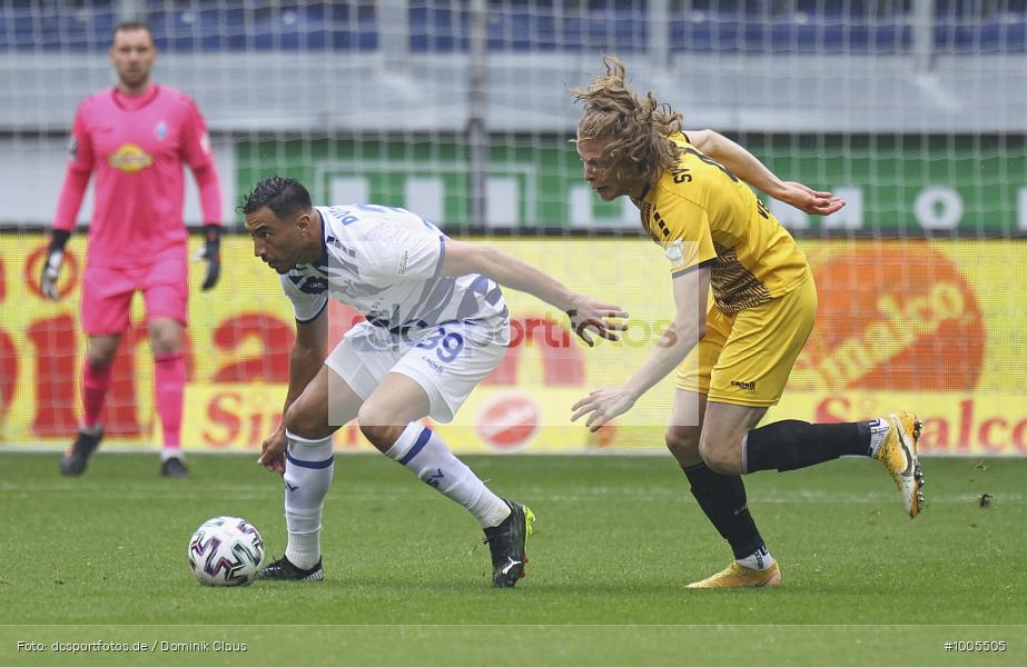 Geisterspiel, COVID-19, Pandemie, SV Waldhof Mannheim , MSV Duisburg, 3. Liga, Regionalsport, Voetball, Sport, Saison 2020/2021, Le Football, Germany, Futbol, Fussball, Fotball, Deutschland, DFB, Calcio, Aktion, Action - Bild-ID: 1005505