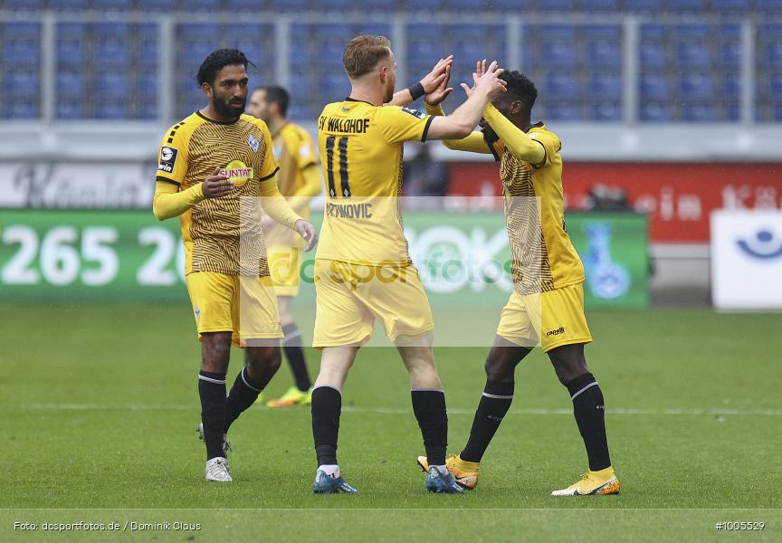 Geisterspiel, COVID-19, Pandemie, SV Waldhof Mannheim , MSV Duisburg, 3. Liga, Regionalsport, Voetball, Sport, Saison 2020/2021, Le Football, Germany, Futbol, Fussball, Fotball, Deutschland, DFB, Calcio, Aktion, Action - Bild-ID: 1005529