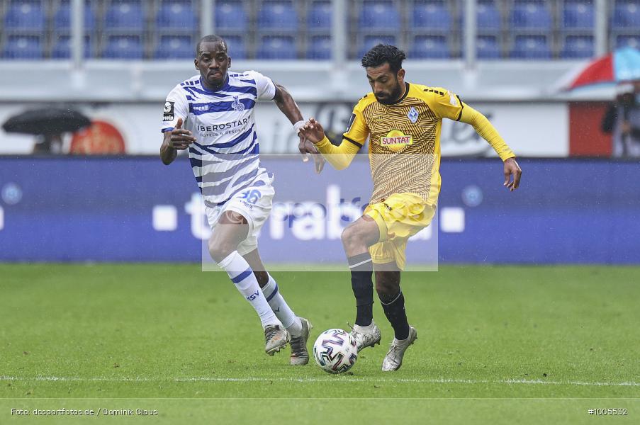 Geisterspiel, COVID-19, Pandemie, SV Waldhof Mannheim , MSV Duisburg, 3. Liga, Regionalsport, Voetball, Sport, Saison 2020/2021, Le Football, Germany, Futbol, Fussball, Fotball, Deutschland, DFB, Calcio, Aktion, Action - Bild-ID: 1005532