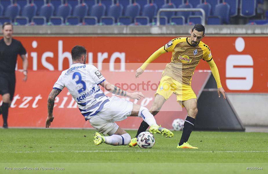 Geisterspiel, COVID-19, Pandemie, SV Waldhof Mannheim , MSV Duisburg, 3. Liga, Regionalsport, Voetball, Sport, Saison 2020/2021, Le Football, Germany, Futbol, Fussball, Fotball, Deutschland, DFB, Calcio, Aktion, Action - Bild-ID: 1005544