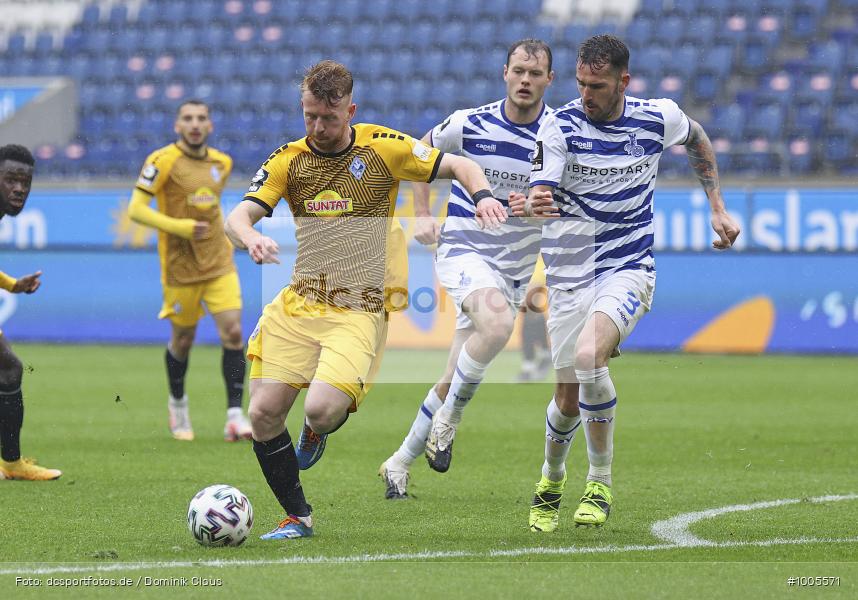 Geisterspiel, COVID-19, Pandemie, SV Waldhof Mannheim , MSV Duisburg, 3. Liga, Regionalsport, Voetball, Sport, Saison 2020/2021, Le Football, Germany, Futbol, Fussball, Fotball, Deutschland, DFB, Calcio, Aktion, Action - Bild-ID: 1005571