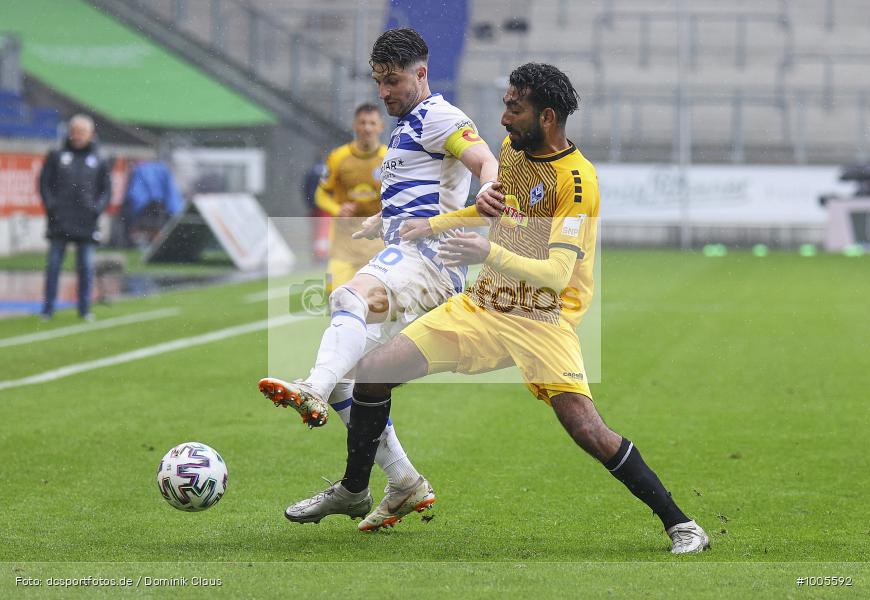 Geisterspiel, COVID-19, Pandemie, SV Waldhof Mannheim , MSV Duisburg, 3. Liga, Regionalsport, Voetball, Sport, Saison 2020/2021, Le Football, Germany, Futbol, Fussball, Fotball, Deutschland, DFB, Calcio, Aktion, Action - Bild-ID: 1005592