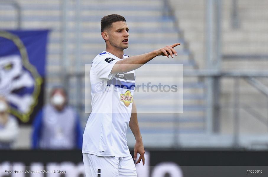 Geisterspiel, COVID-19, Pandemie, SV Waldhof Mannheim , 1. FC Saarbrücken, 3. Liga, Regionalsport, Voetball, Sport, Saison 2020/2021, Le Football, Germany, Futbol, Fussball, Fotball, Deutschland, DFB, Calcio, Aktion, Action - Bild-ID: 1005818