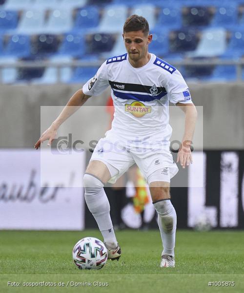 Geisterspiel, COVID-19, Pandemie, SV Waldhof Mannheim , 1. FC Saarbrücken, 3. Liga, Regionalsport, Voetball, Sport, Saison 2020/2021, Le Football, Germany, Futbol, Fussball, Fotball, Deutschland, DFB, Calcio, Aktion, Action - Bild-ID: 1005875