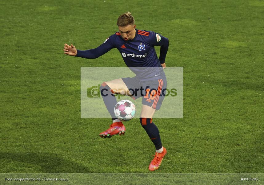 Geisterspiel, COVID-19, Pandemie, Hamburger SV, SV Sandhausen, 2. Bundesliga, Regionalsport, Voetball, Sport, Saison 2020/2021, Le Football, Germany, Futbol, Fussball, Fotball, Deutschland, DFB, Calcio, Aktion, Action - Bild-ID: 1005983