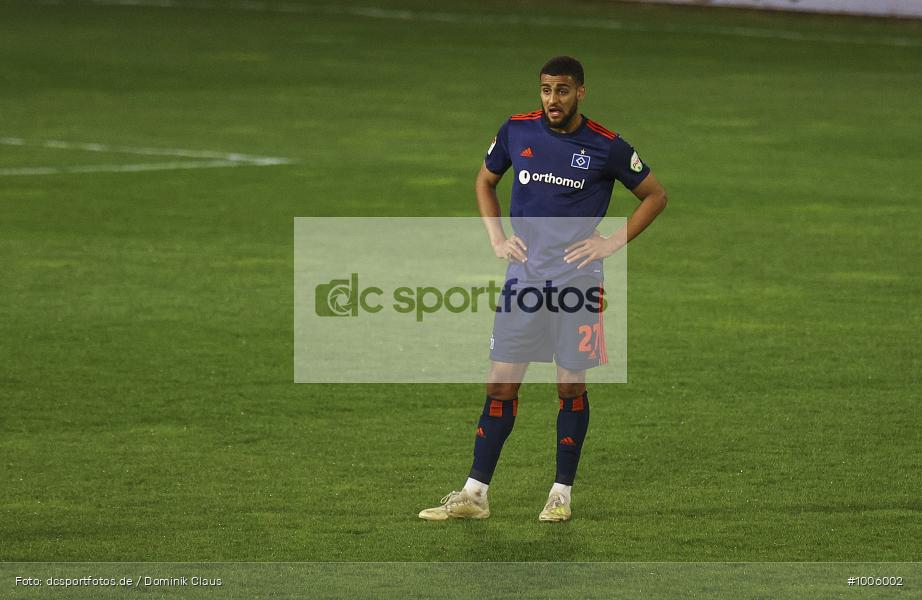 Geisterspiel, COVID-19, Pandemie, Hamburger SV, SV Sandhausen, 2. Bundesliga, Regionalsport, Voetball, Sport, Saison 2020/2021, Le Football, Germany, Futbol, Fussball, Fotball, Deutschland, DFB, Calcio, Aktion, Action - Bild-ID: 1006002